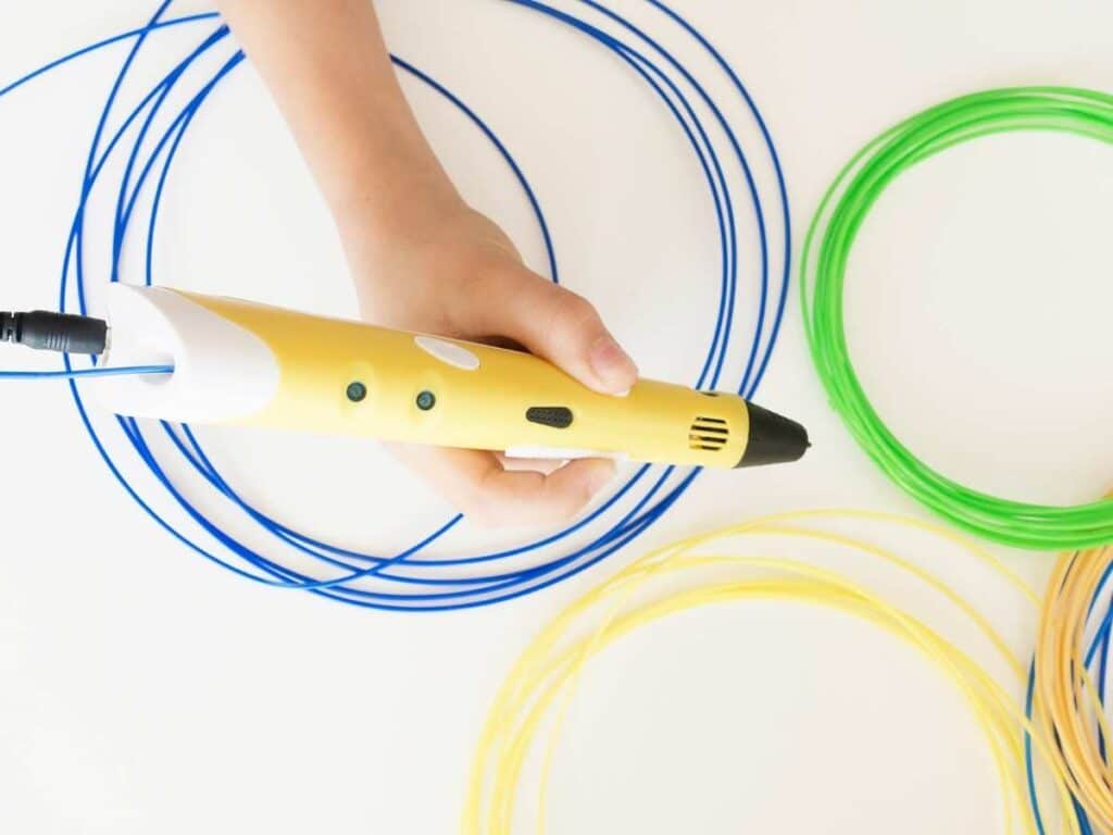 3d printing pen with filament