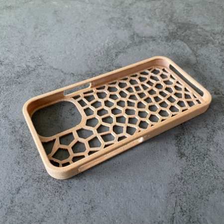 3d printed phone case from wood filament