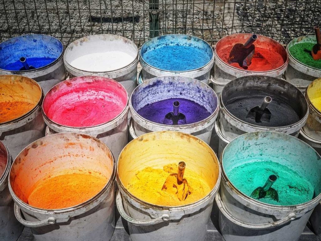 color powder to mix with water to dye 3d printer filament