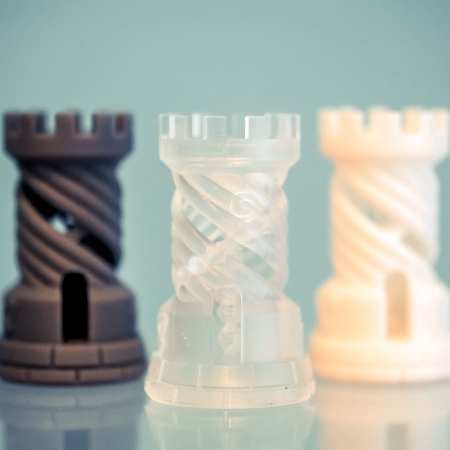 chess pieces resin 3d printed