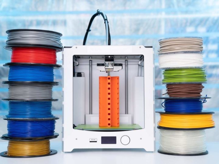 3d printer with multiple spools of abs filament
