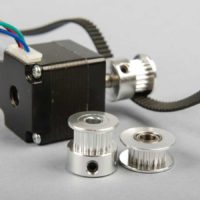 stepper motor timing belt and timing pulley