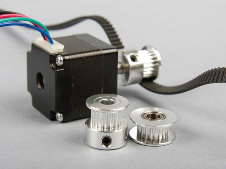 stepper motor timing belt and timing pulley