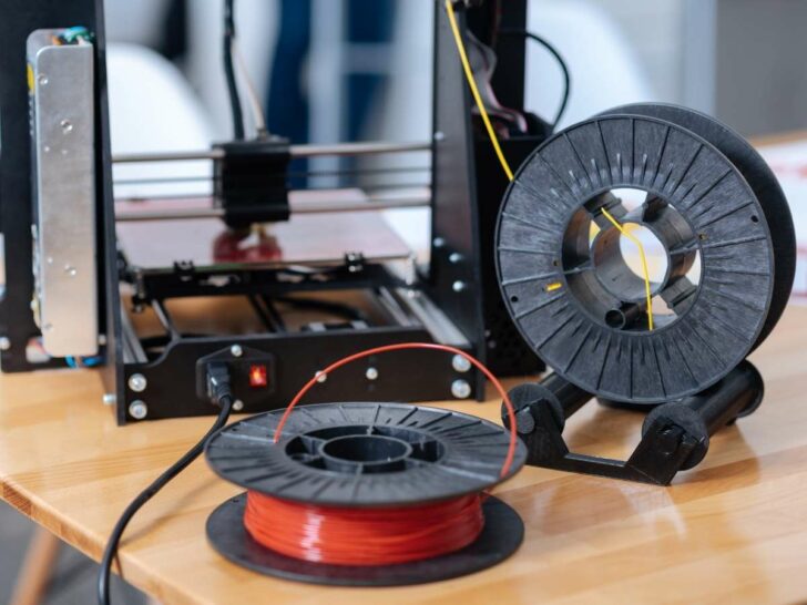 3d printer with 2 spools of filament